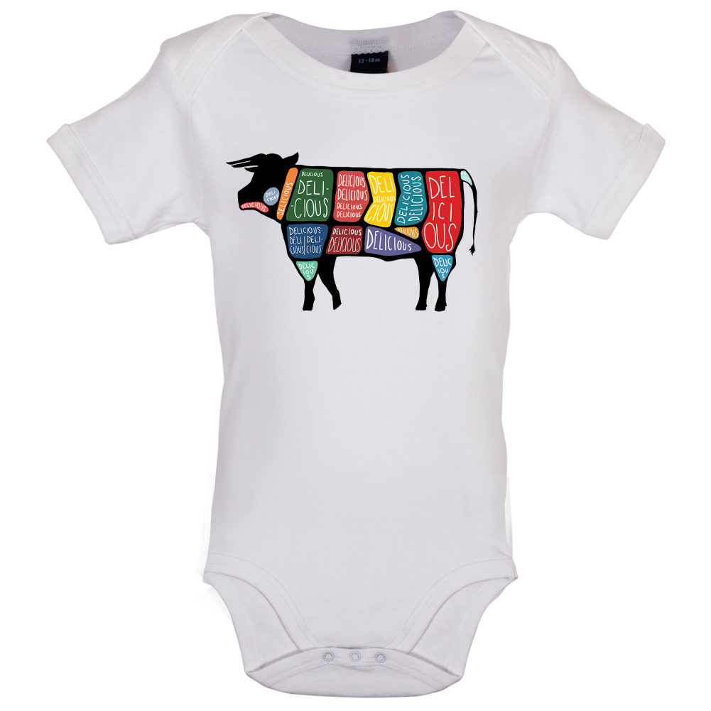 Delicious Cow Baby T Shirt