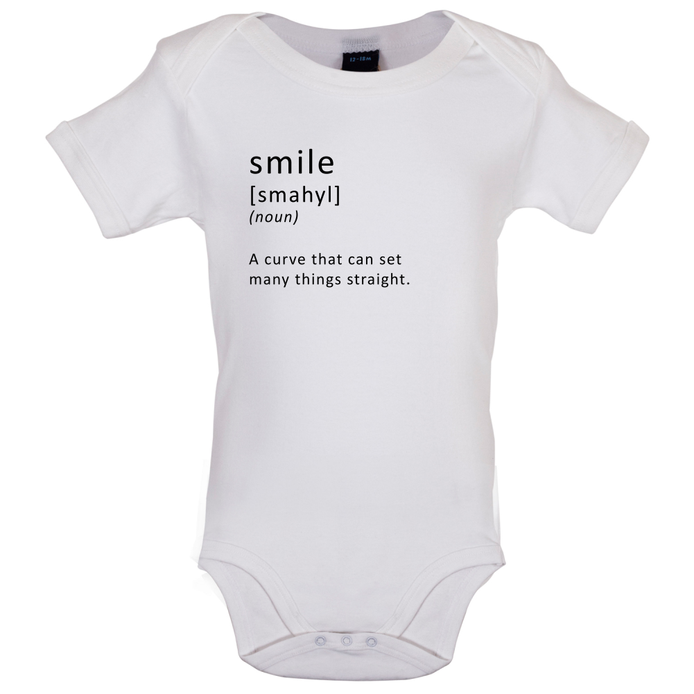 Funny Definition Smile Baby T Shirt