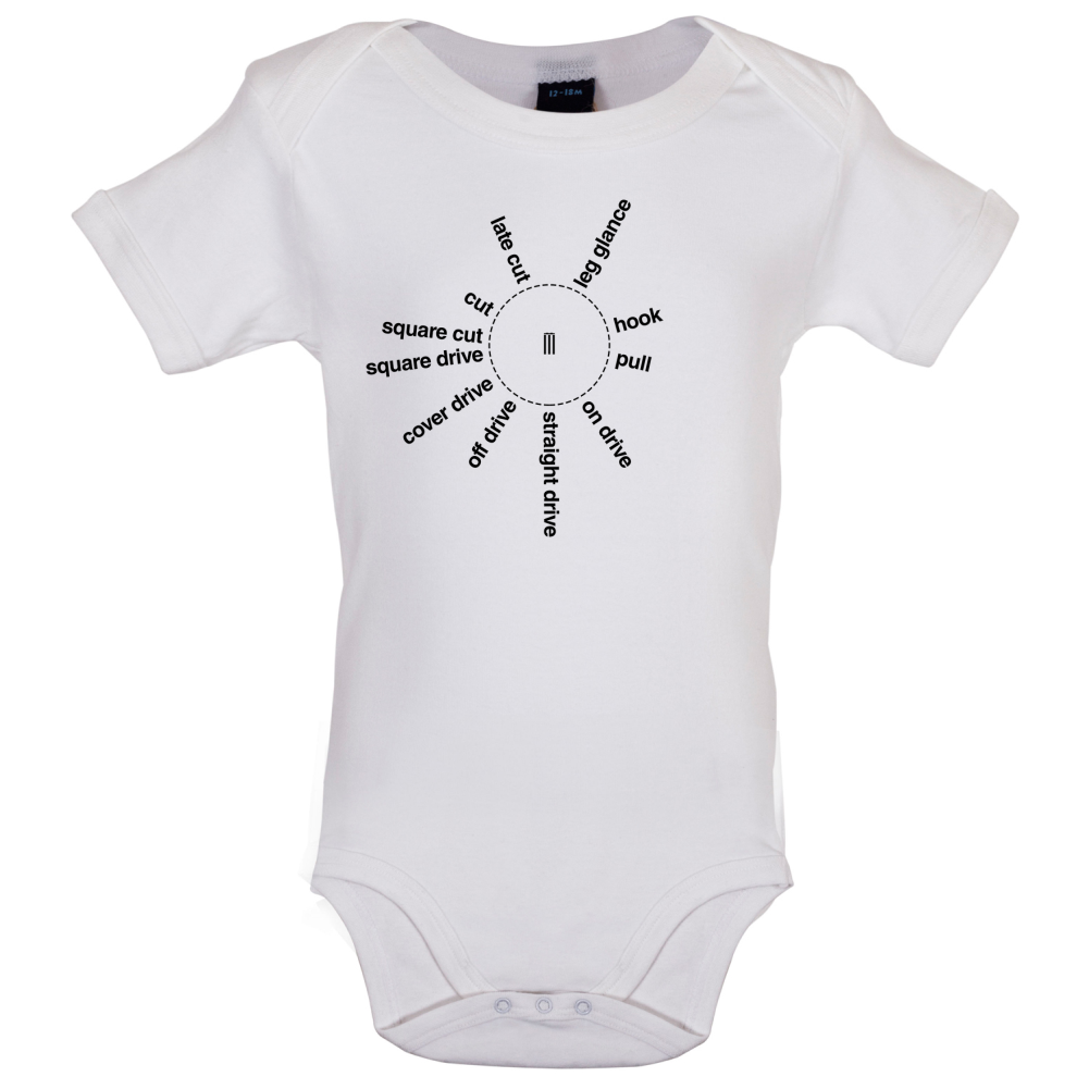 Cricket Batting Angles Baby T Shirt