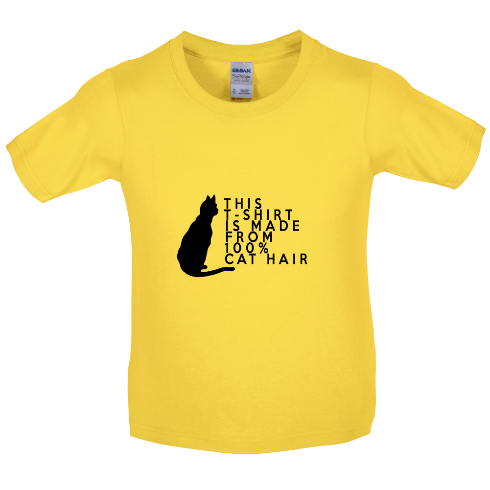 100% Made From Cat Hair Kids T Shirt