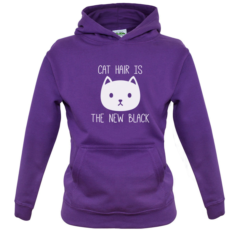 Cat Hair Is The New Black Kids T Shirt
