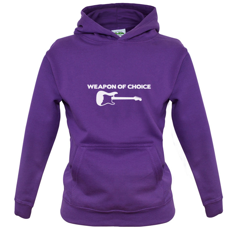 Weapon Of Choice Guitar Kids T Shirt