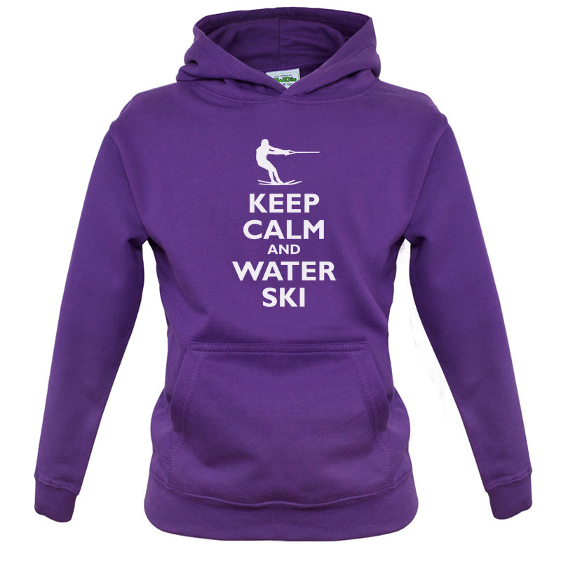 Keep Calm and Water Ski Kids T Shirt