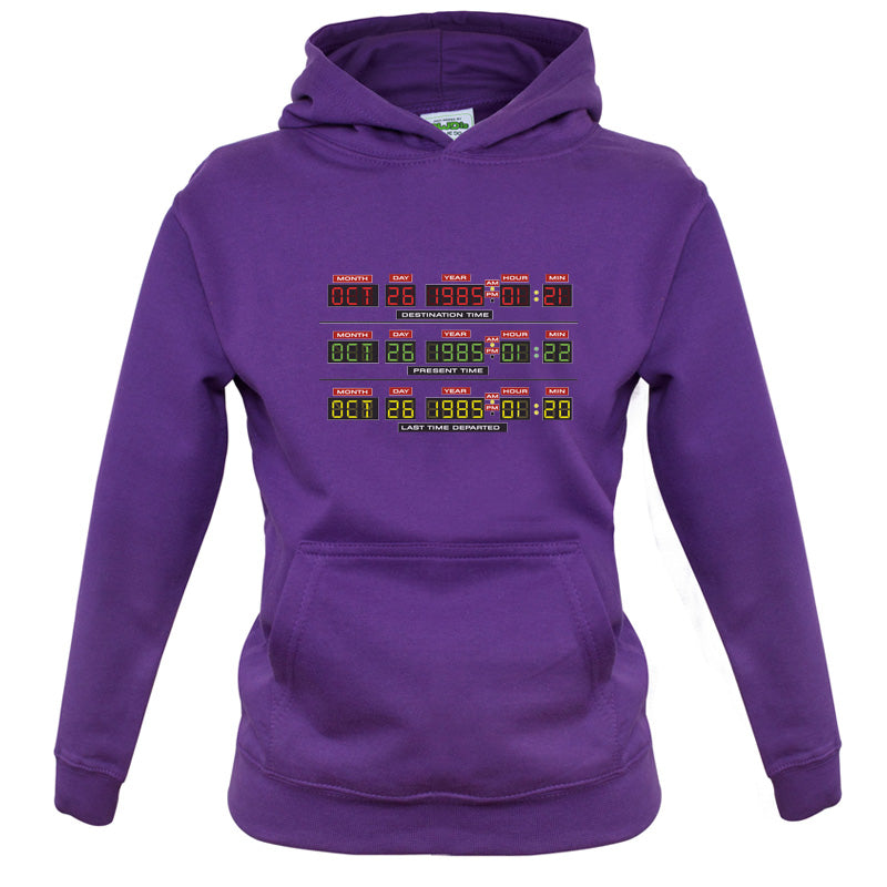Deloreon Time Machine Circuits Kids T Shirt