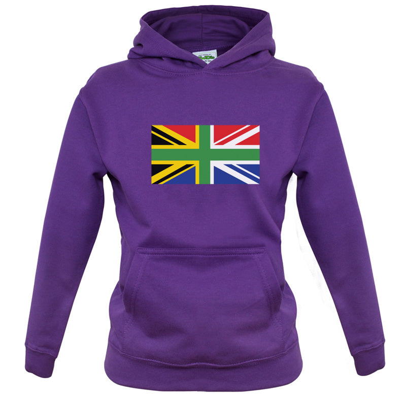 South African Union Jack Flag Kids T Shirt