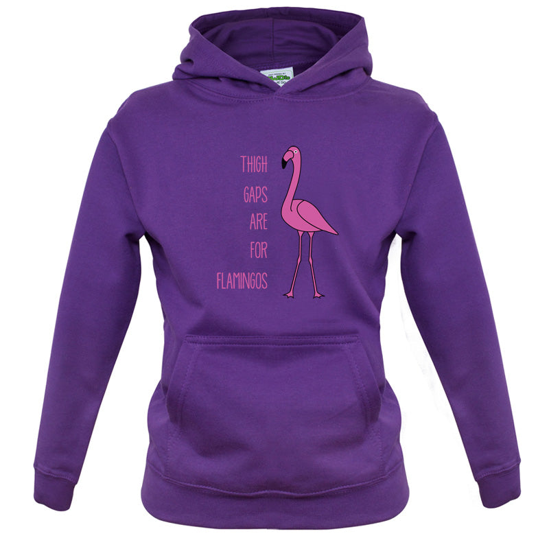 Thigh Gaps Are For Flamingos Kids T Shirt