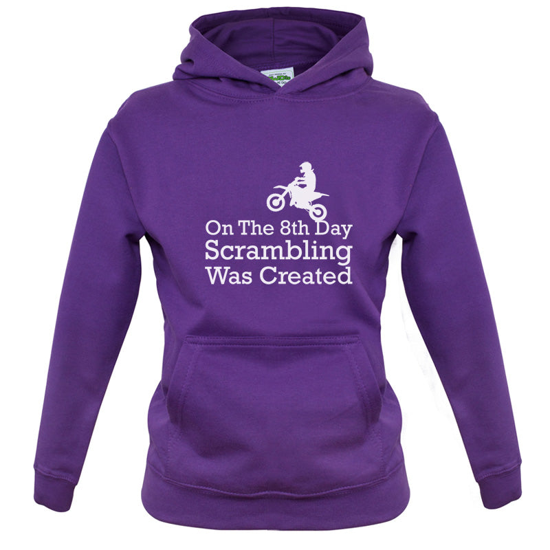 On The 8th Day Scrambling Was Created Kids T Shirt