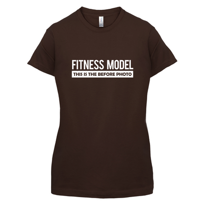 Fitness Model Before Photo T Shirt