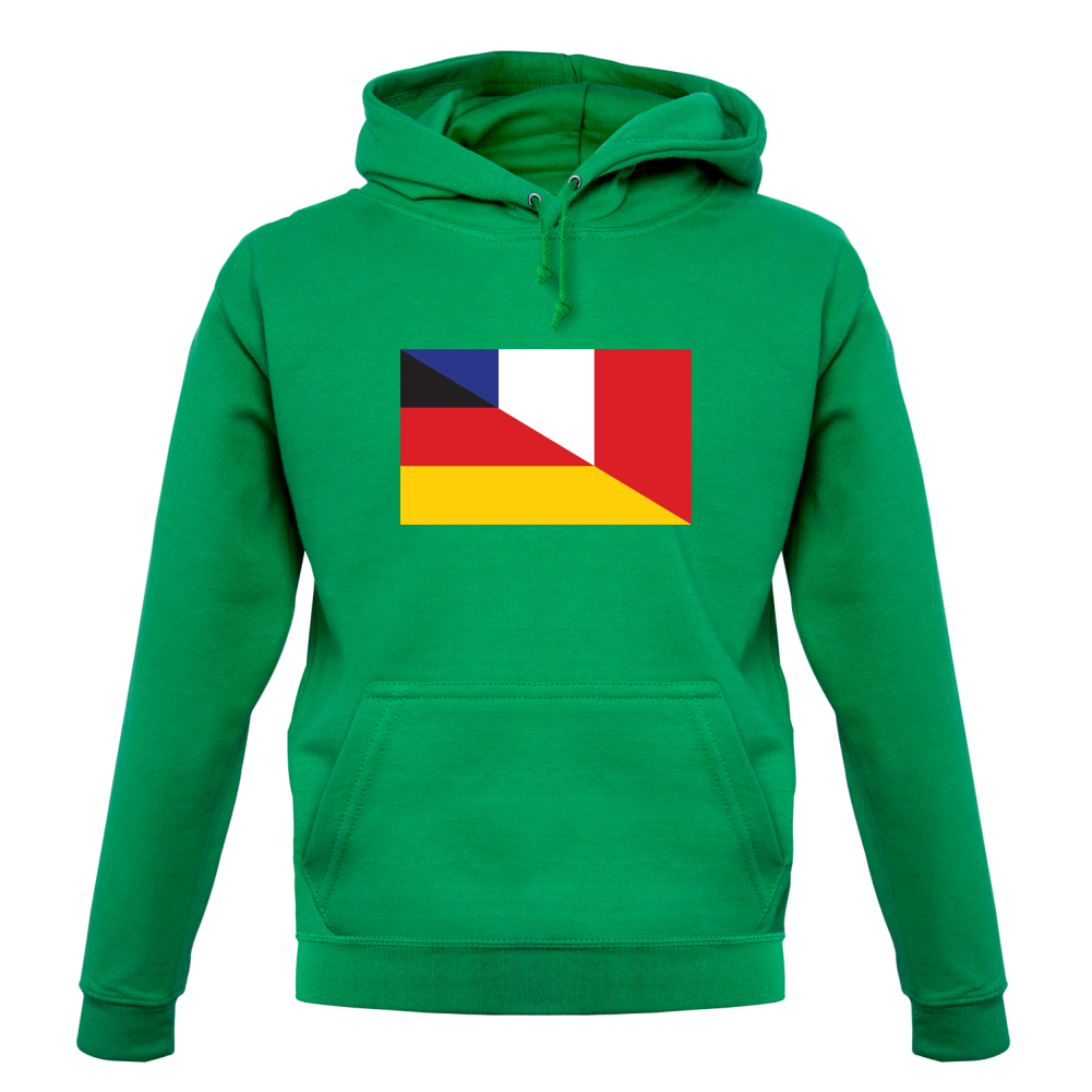 Half German Half French Flag T Shirt