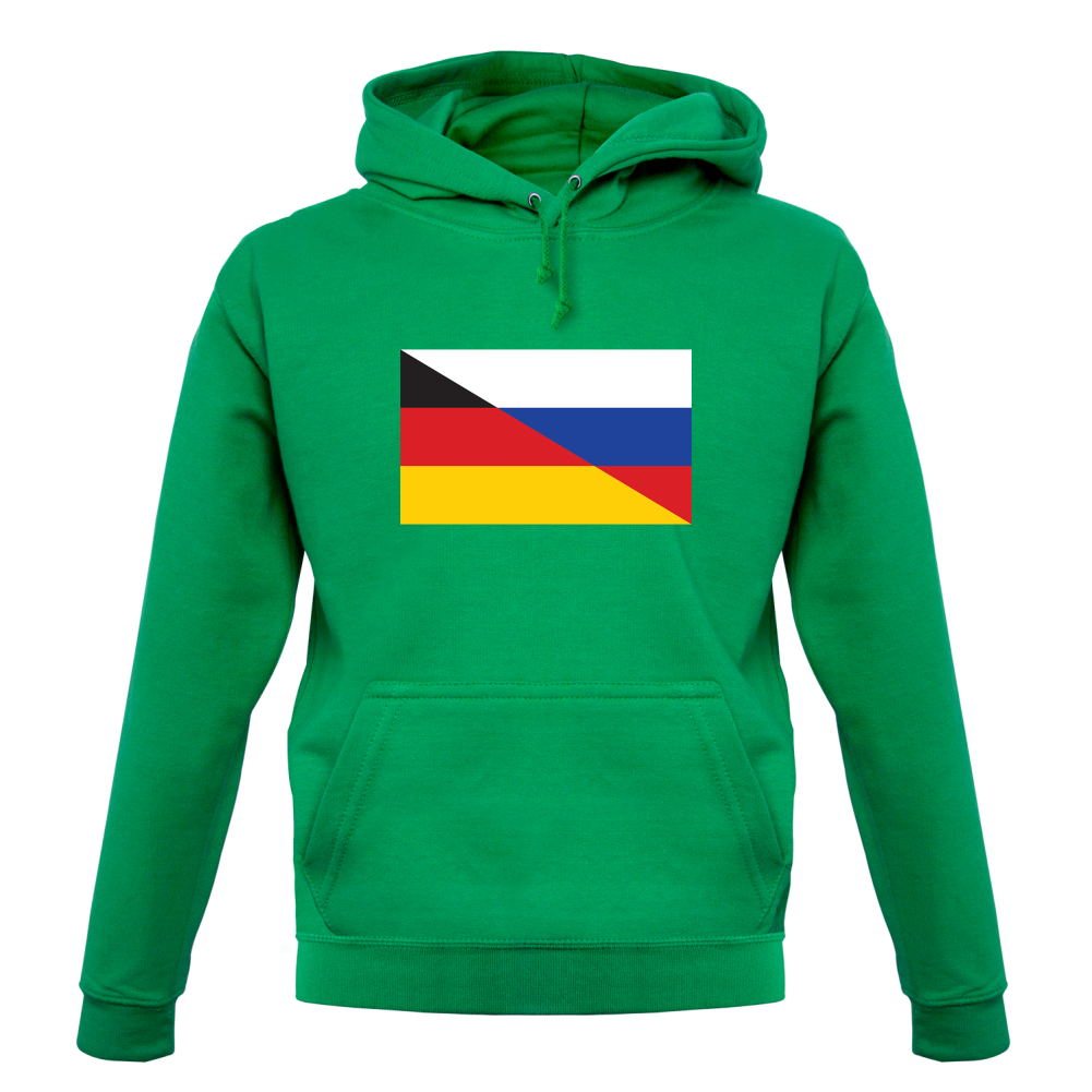 Half German Half Russian Flag T Shirt