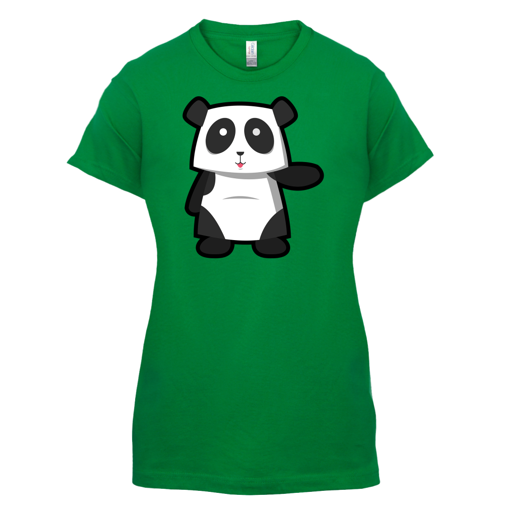 Cute Panda Kids T Shirt