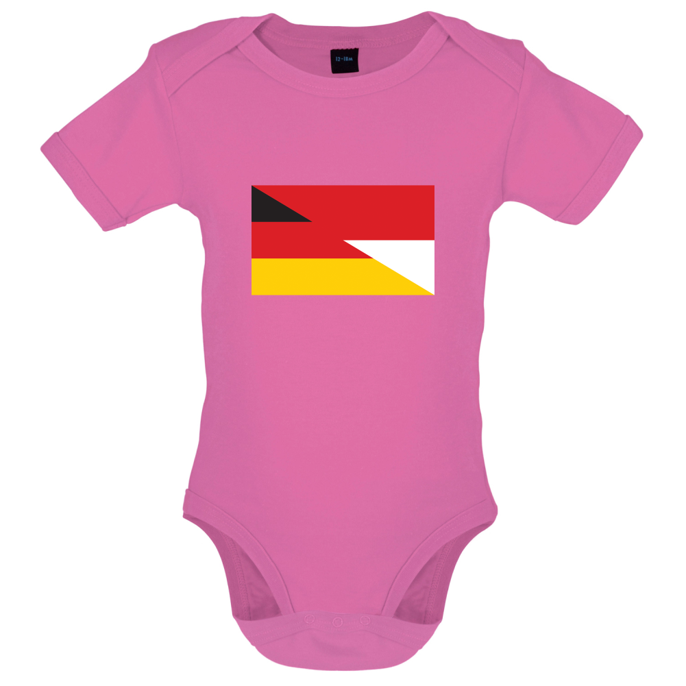 Half German Half Polish Flag Baby T Shirt