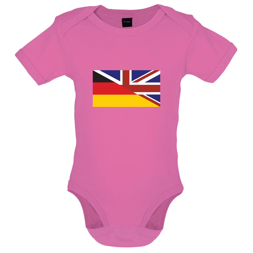 Half German Half British Flag Baby T Shirt