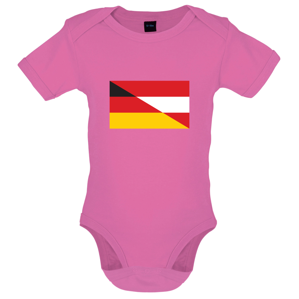Half German Half Austrian Flag Baby T Shirt