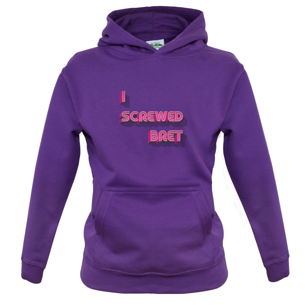 I Screwed Bret Kids T Shirt
