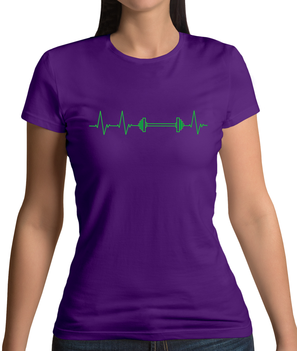 Weight Lifting Heartbeat T Shirt