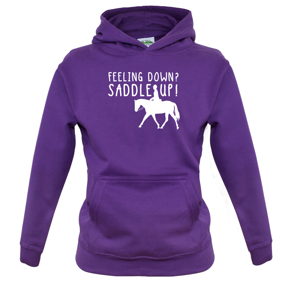 Feeling Down Saddle Up Kids T Shirt