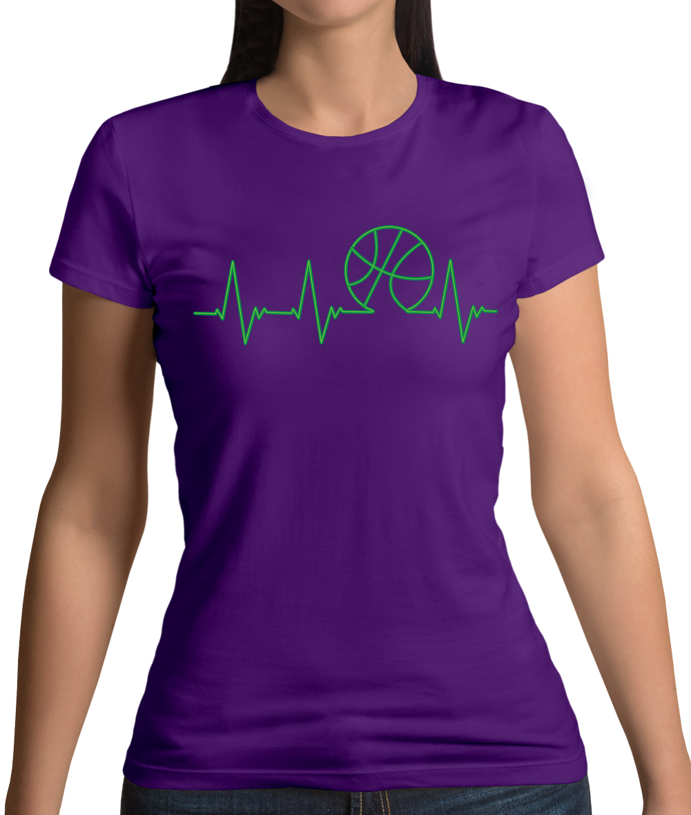 Basketball Heartbeat T Shirt