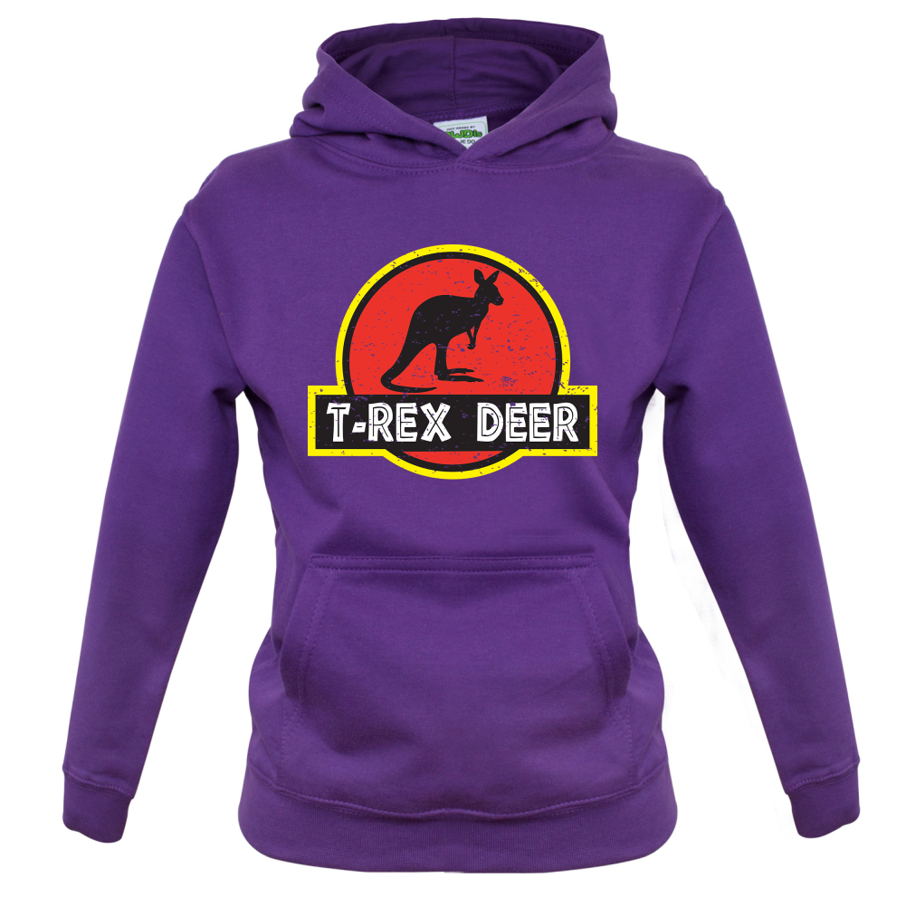 T-Rex Deer Kids T Shirt