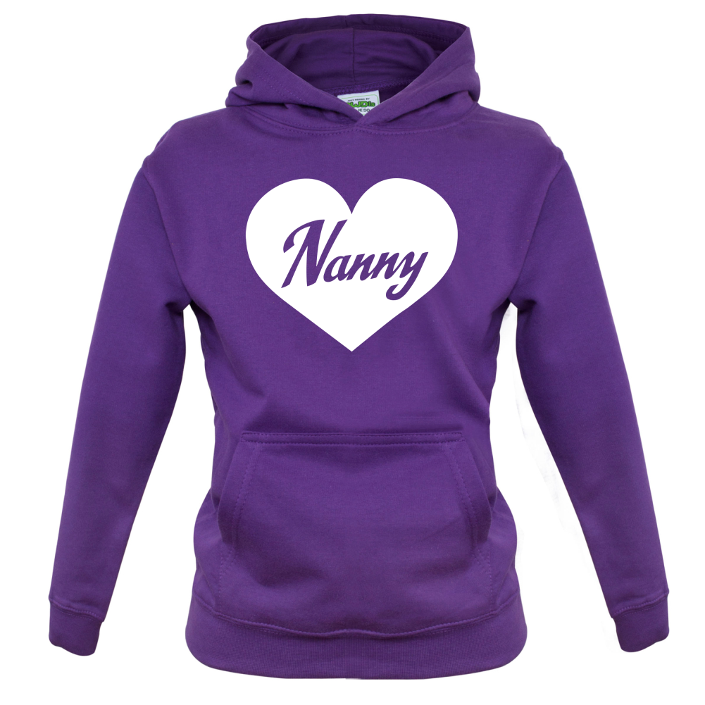 Heart Nanny Kids T Shirt