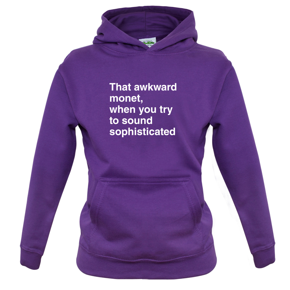 That Awkward Monet Kids T Shirt