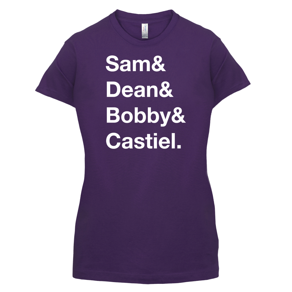 Sam & Dean & Bobby & Castiel T Shirt