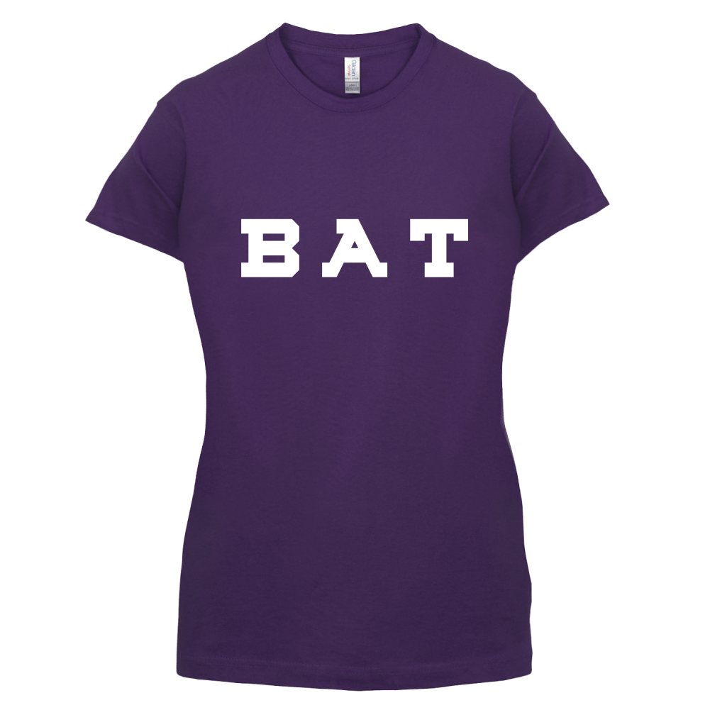 Justcie Bat College Style T Shirt