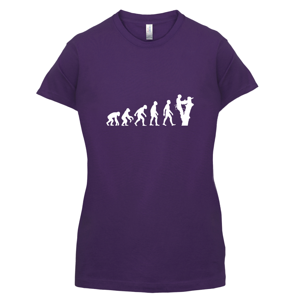 Evolution Of Man Tree Surgeon T Shirt