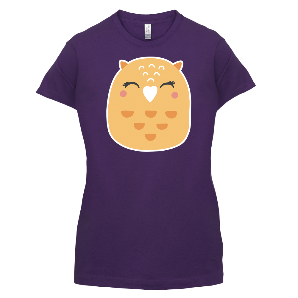 Smiley Face Mrs Owl T Shirt