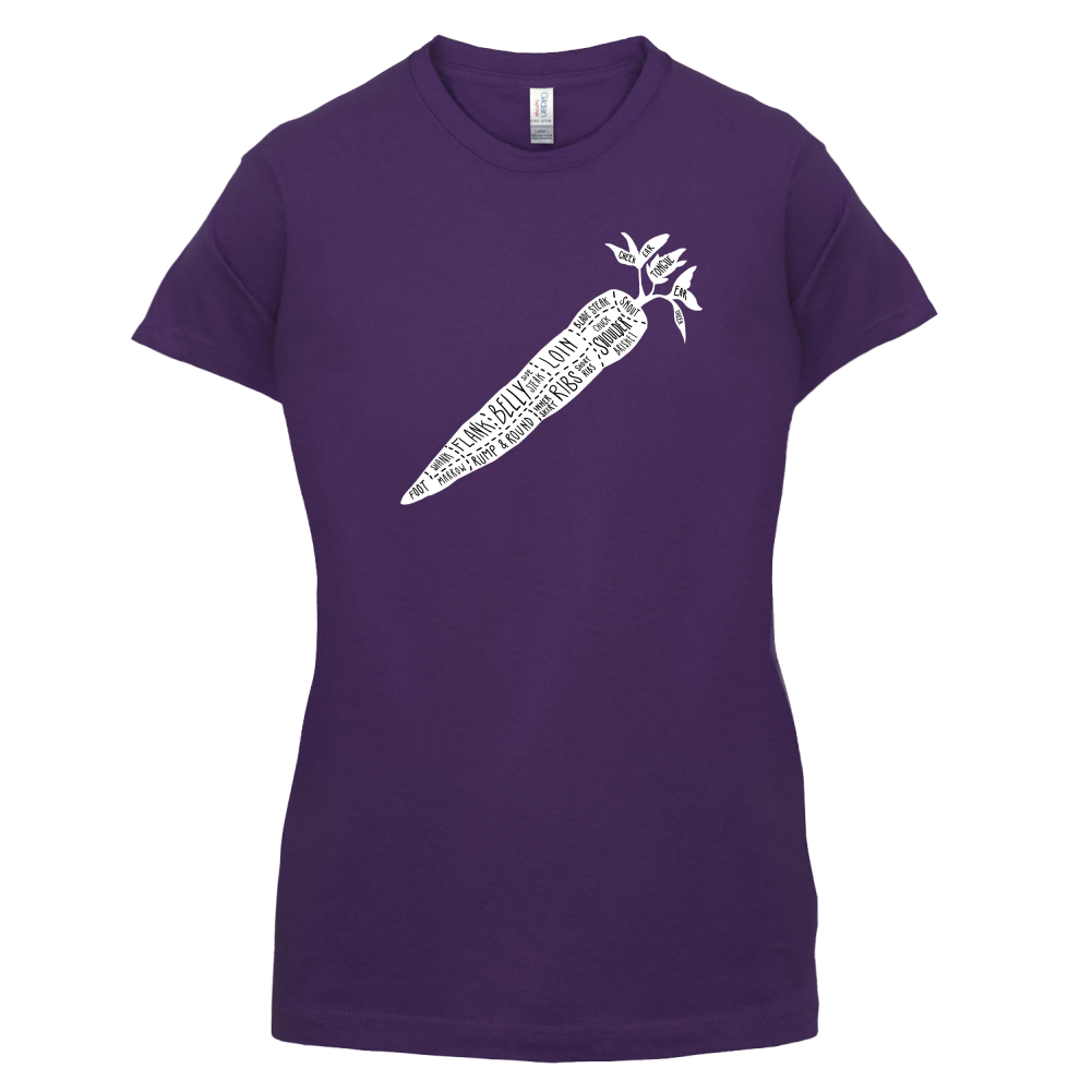 Butcher Carrot Diagram T Shirt