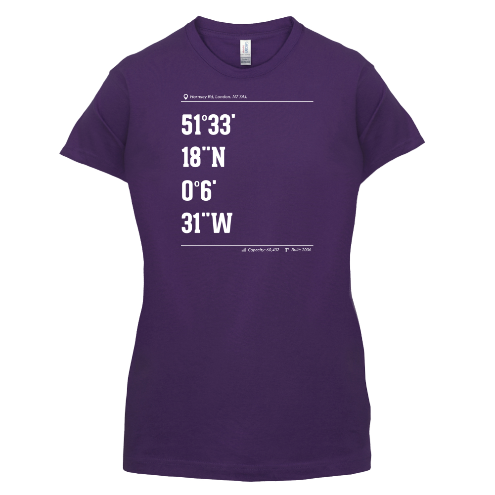 Stadium Coordinates Gunners T Shirt