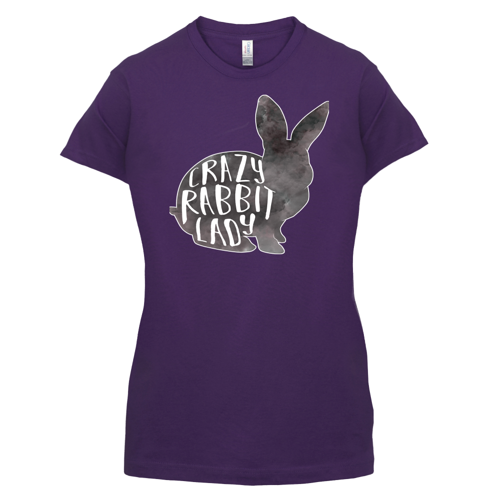Crazy Rabbit Lady T Shirt