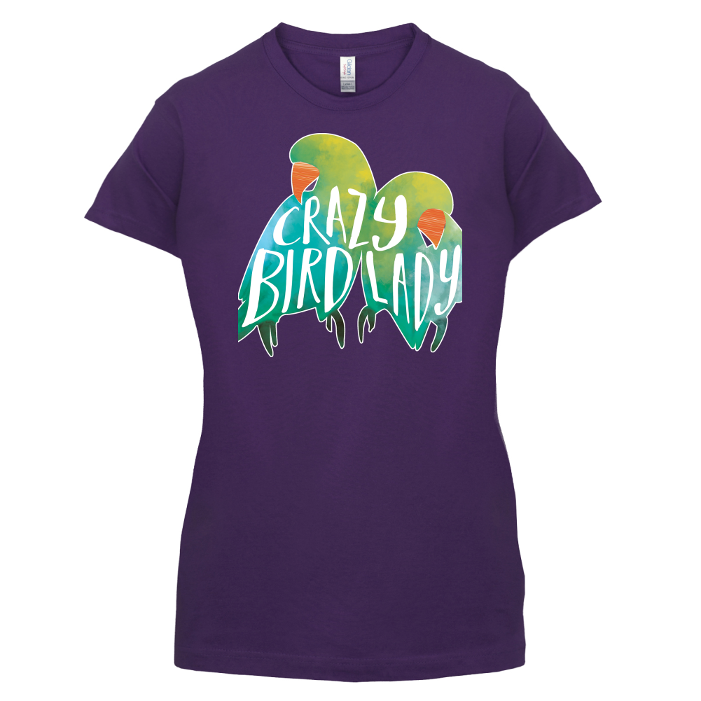 Crazy Bird Lady T Shirt