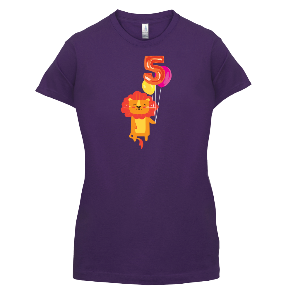 5th Birthday Lion T Shirt