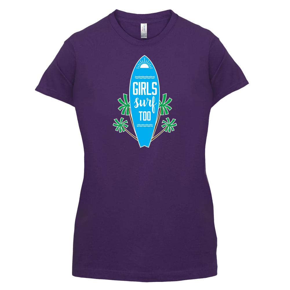 Girls Surf Too T Shirt