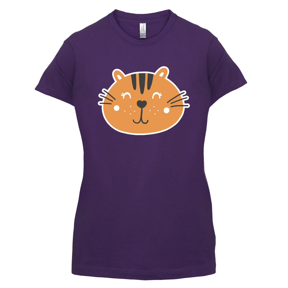 Smiley Face Tiger T Shirt