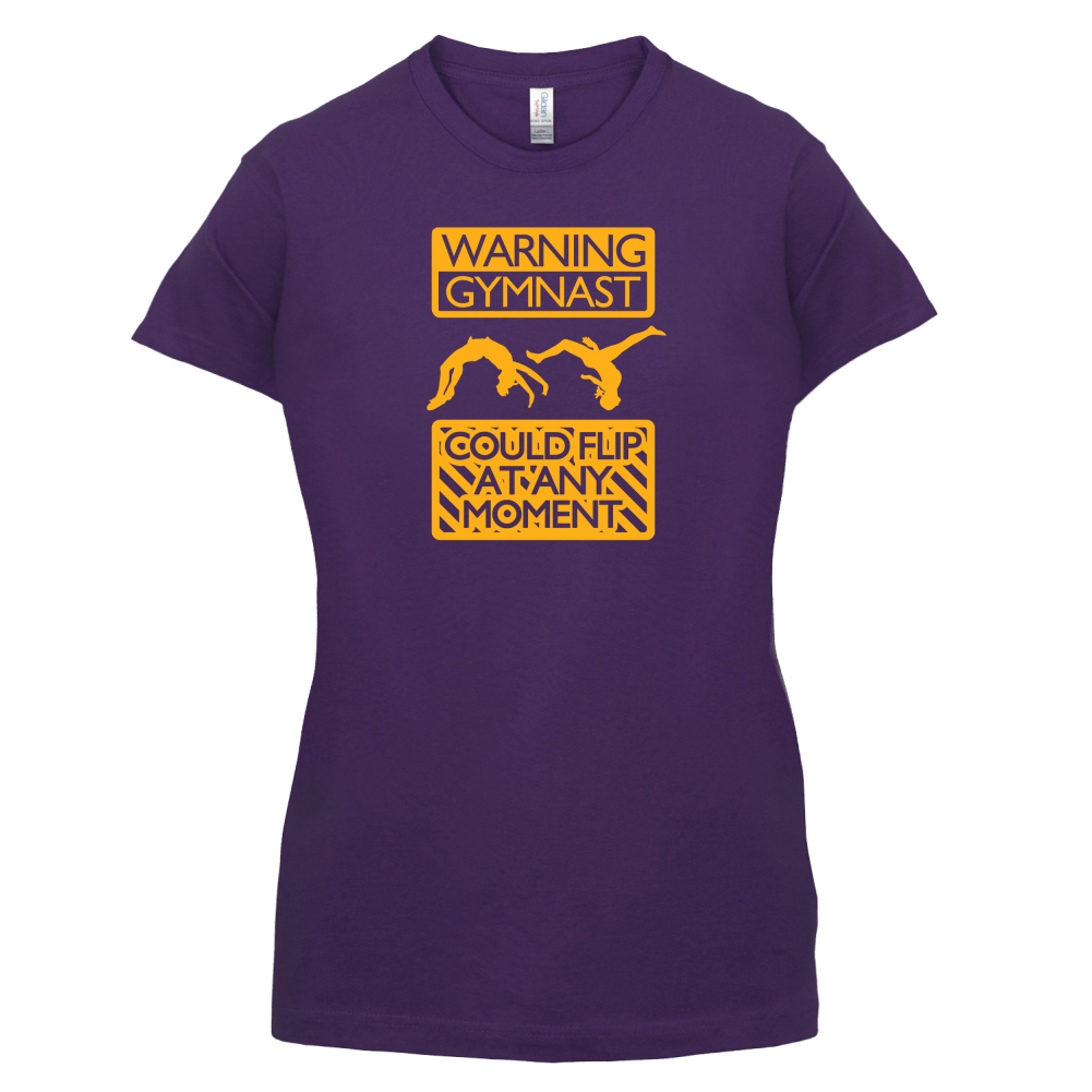 Warning Gymnast T Shirt