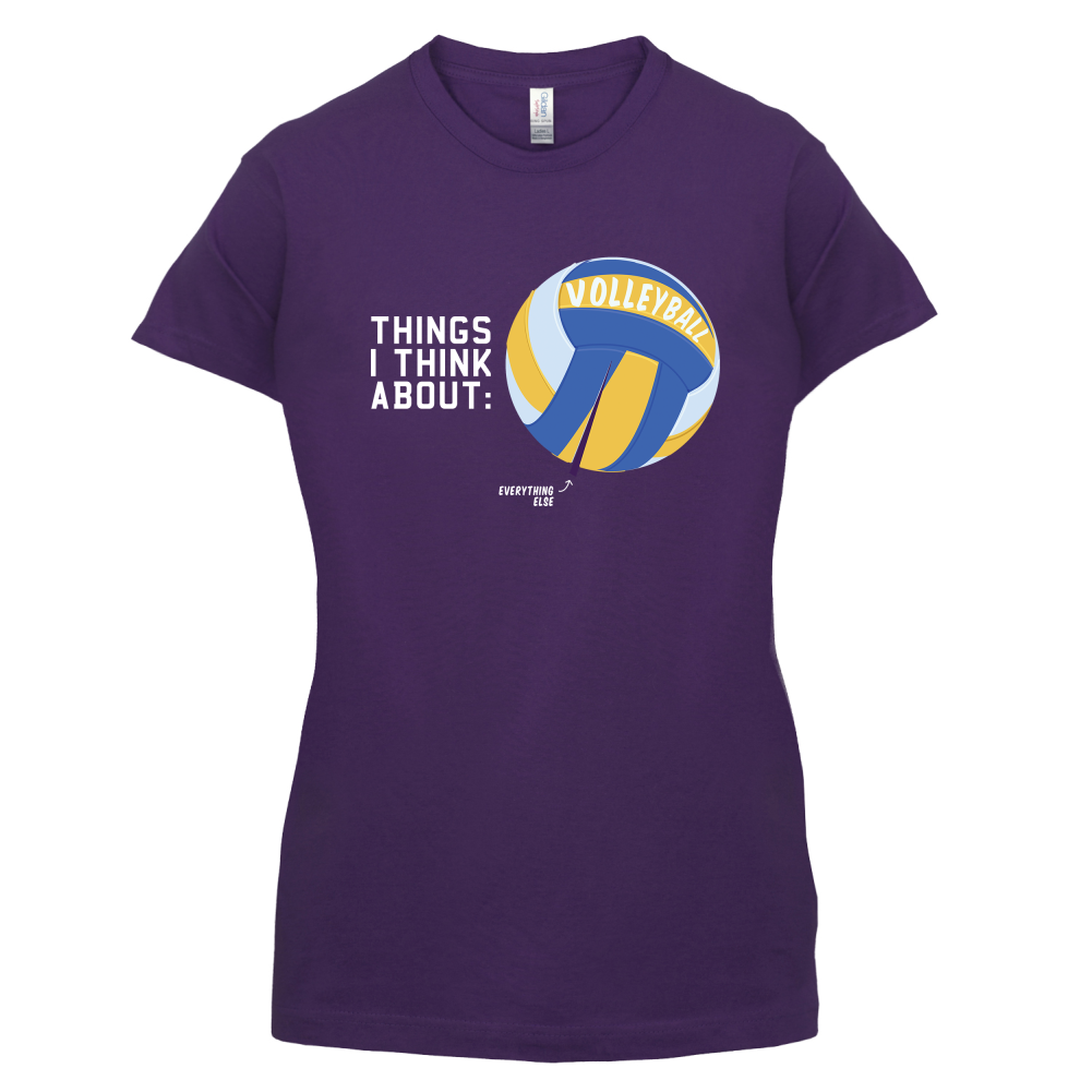I Thiink About Volleyball T Shirt