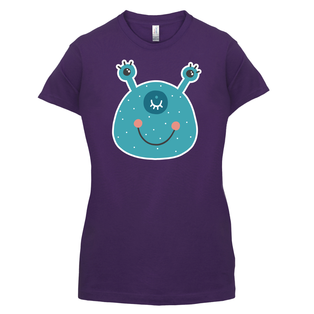 Smiley Face Alien T Shirt