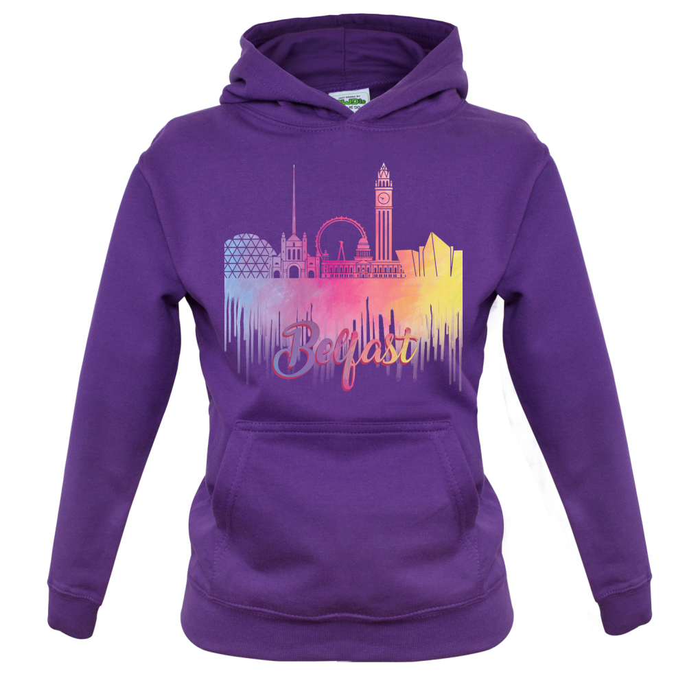 Belfast Silhouette Kids T Shirt
