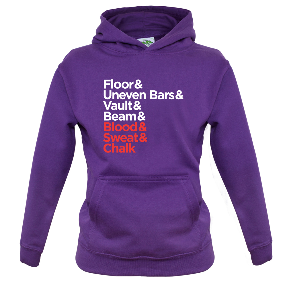 Blood Sweat And Chalk Kids T Shirt