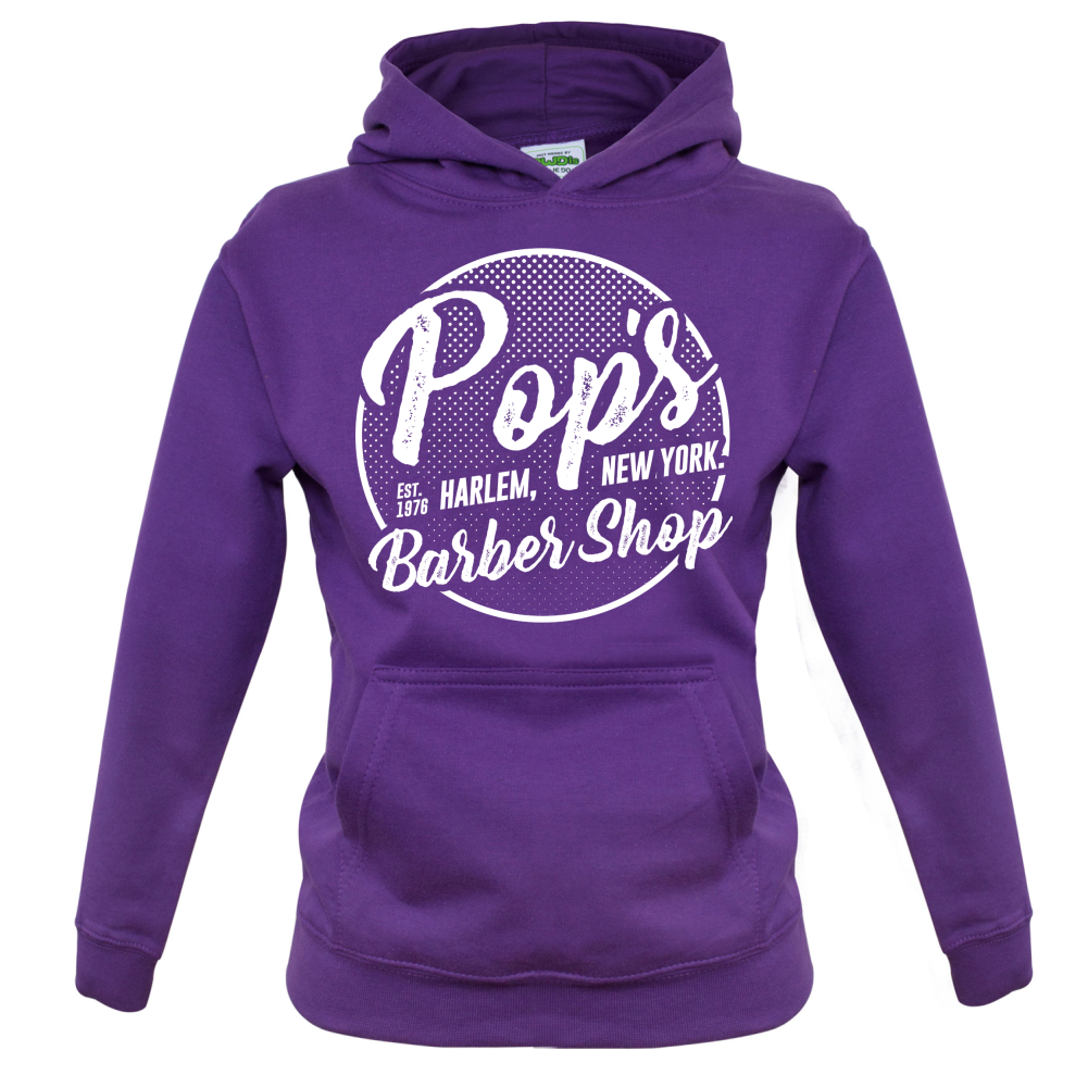 Pop's Barber Shop Kids T Shirt