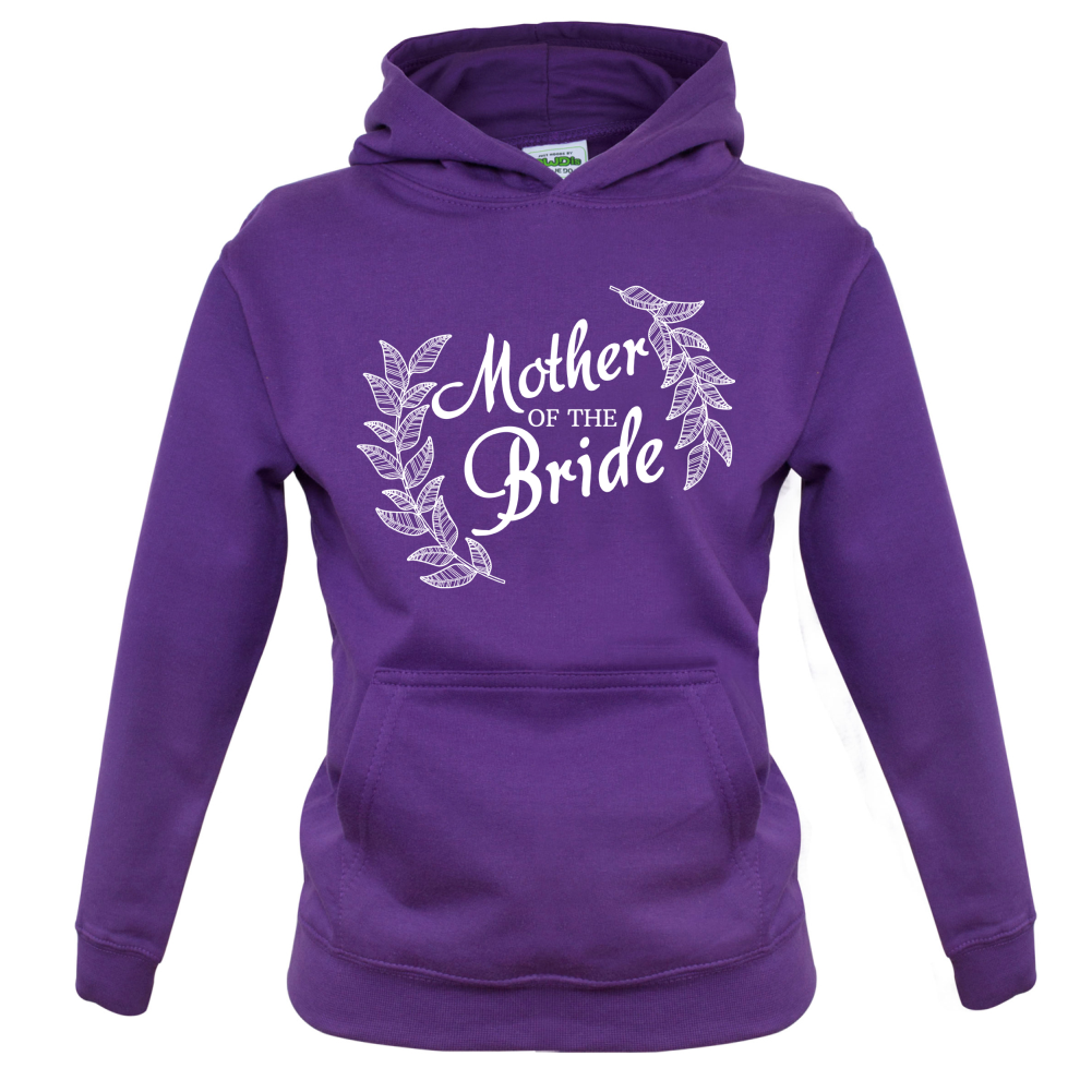 Mother Of The Bride Floral Kids T Shirt