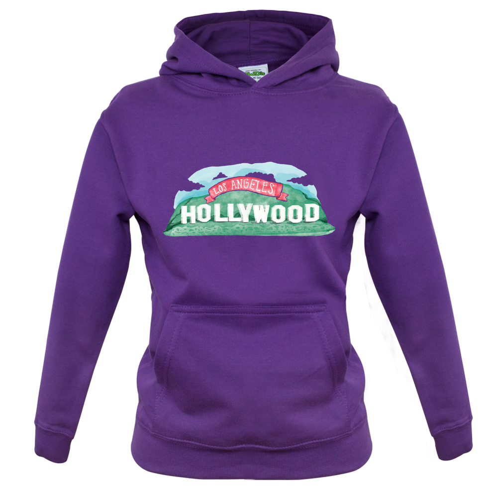Hollywood Sign Kids T Shirt