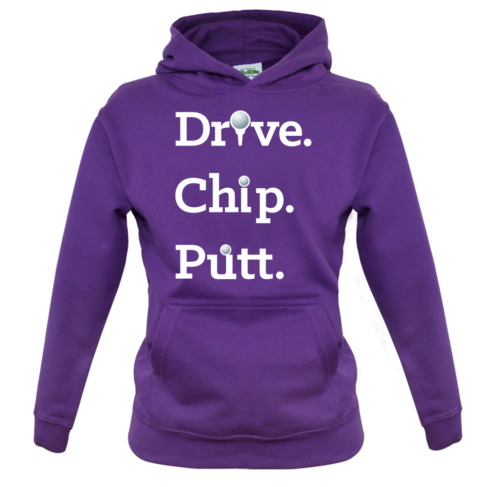 Drive Chip Putt Kids T Shirt