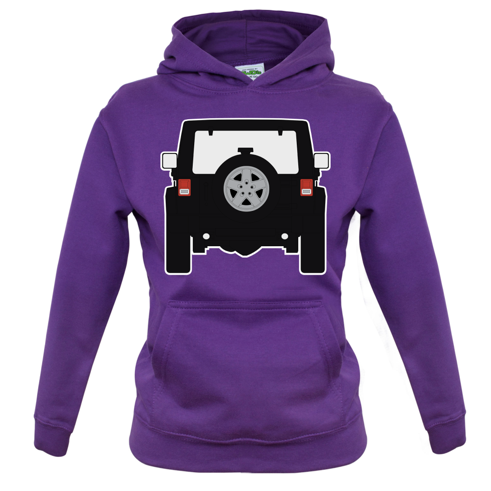 JW Black Rear Kids T Shirt