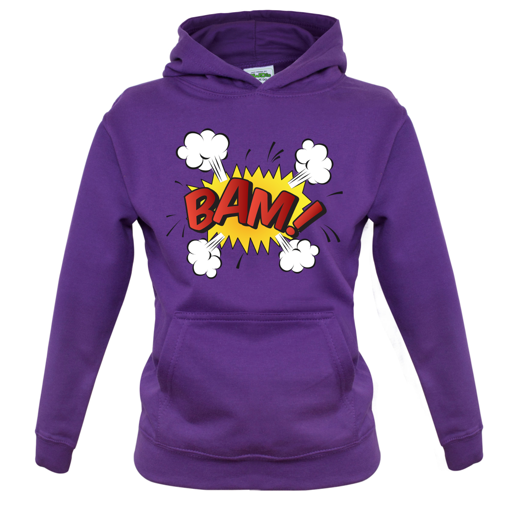 Bam! Word Art Kids T Shirt