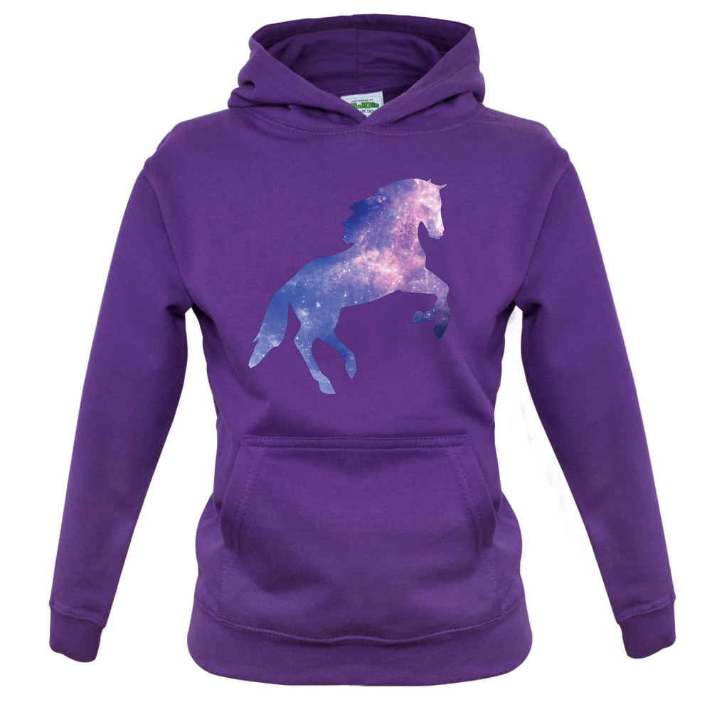 Galaxy Horse Kids T Shirt