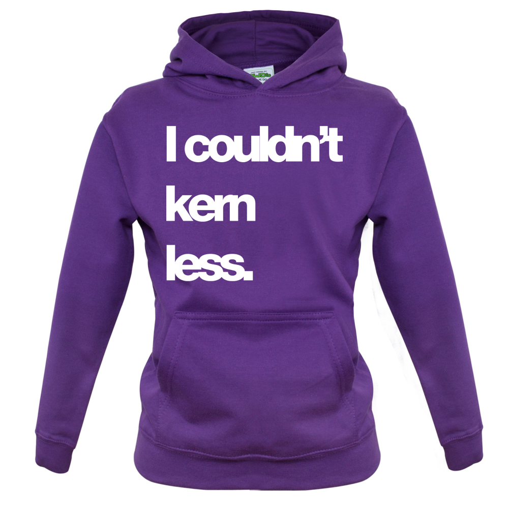 Couldn't Kern Less Kids T Shirt