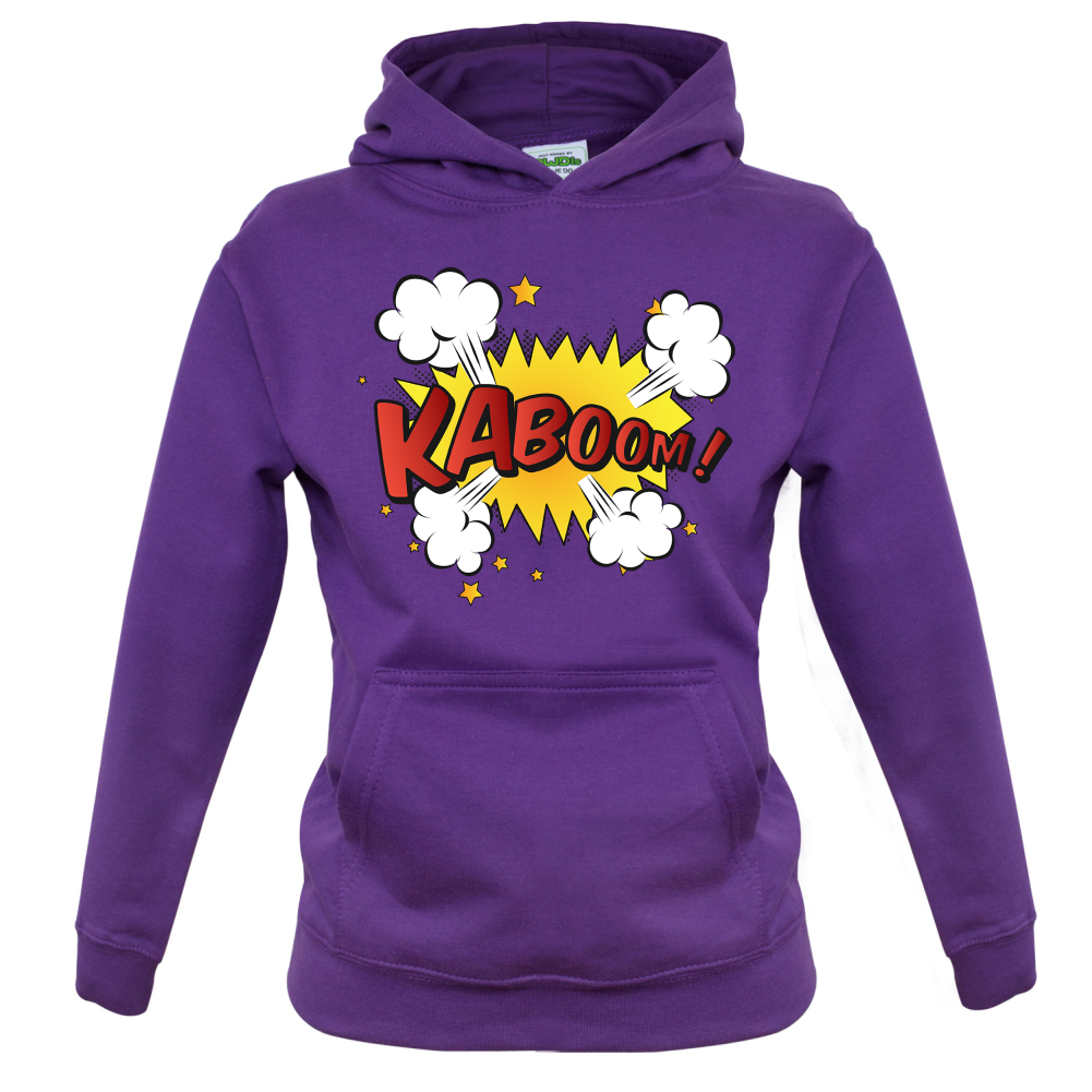 Kaboom! Word Art Kids T Shirt